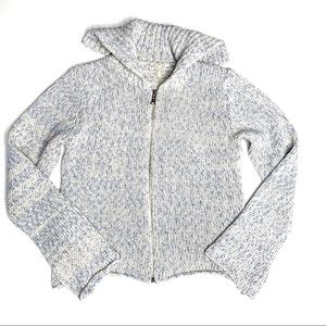 One Girl Who Zip Up Cardigan
